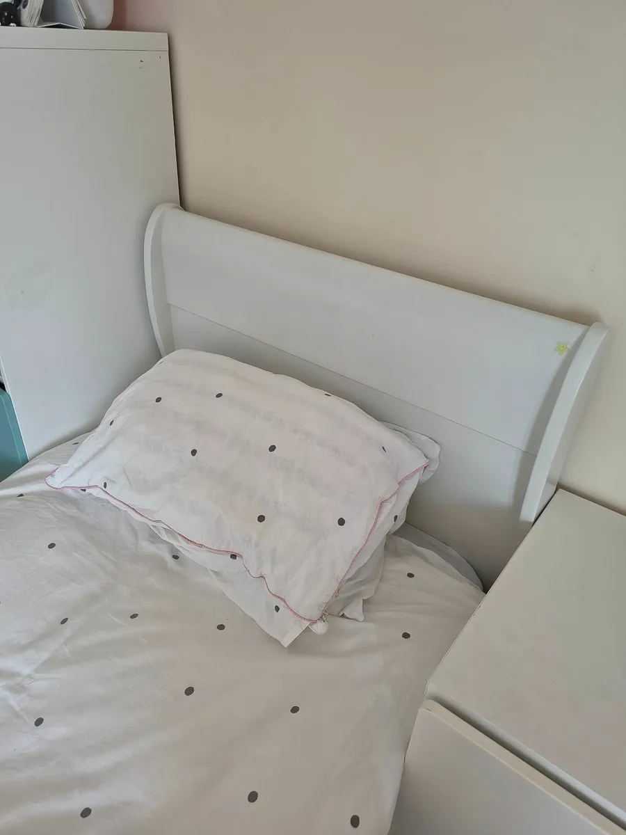 Next Bedroom collection- Solid Wooden Single Bed - Image 3