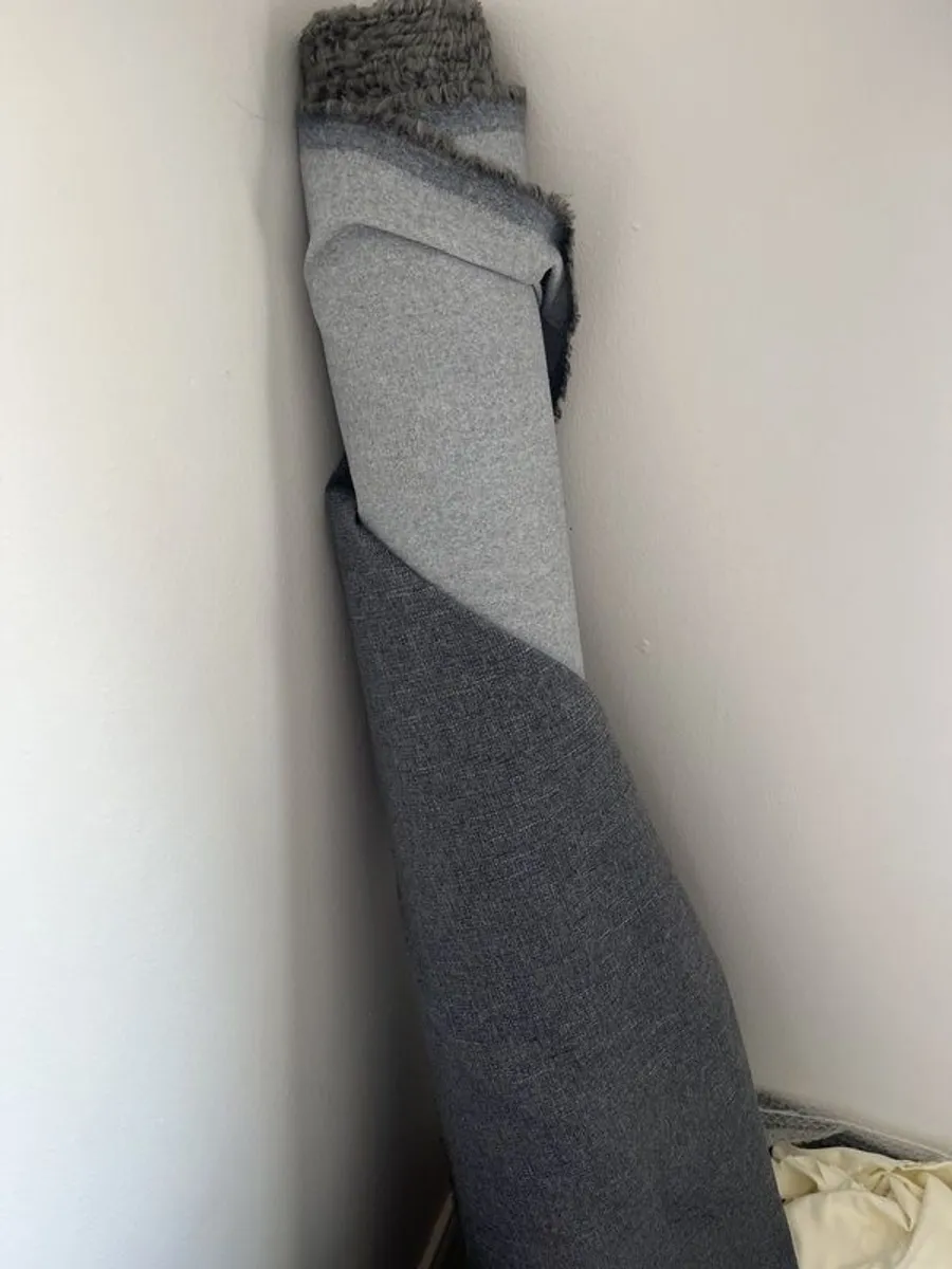 Grey Upholstery fabric 1.5m x 10m - Image 1