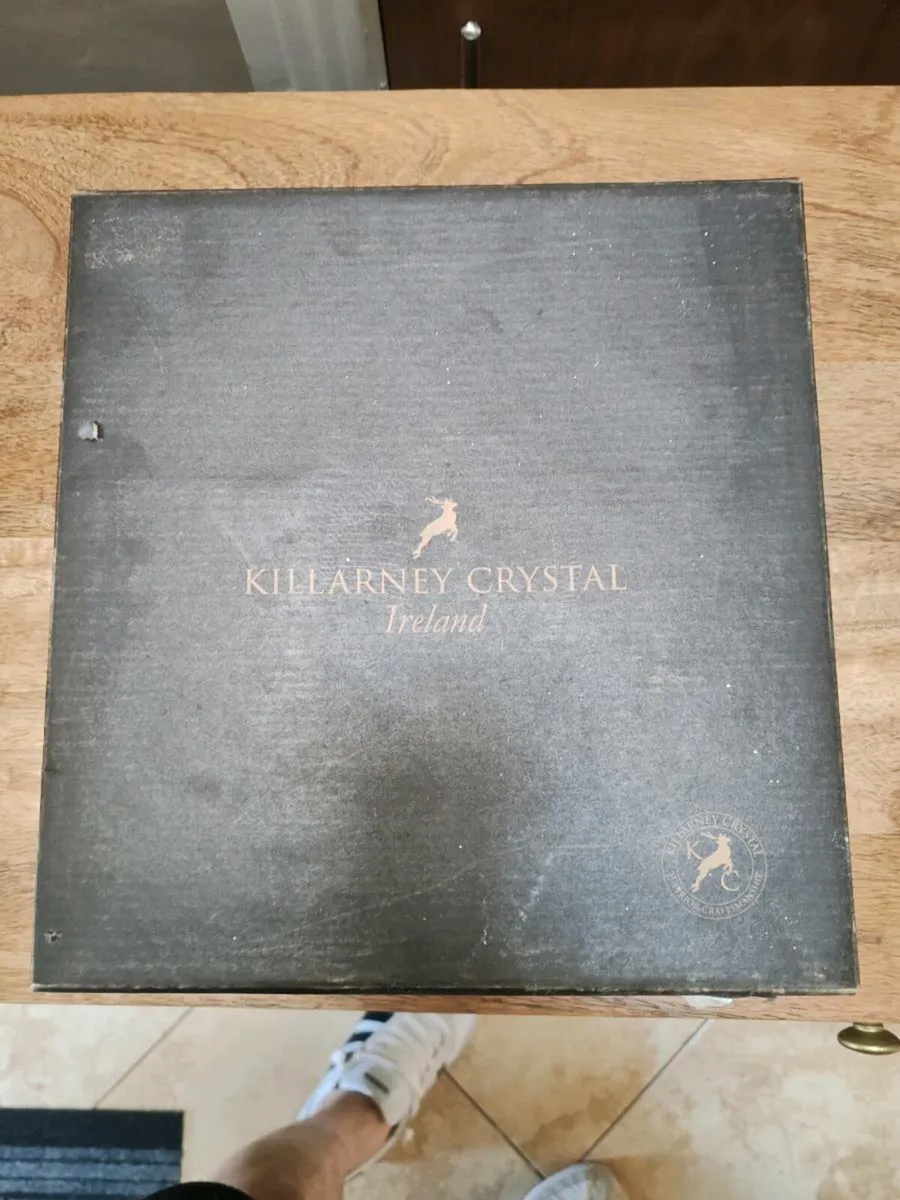 Killarney crystal whiskey decanter set - Image 1