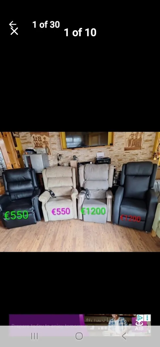 Riser recliner electric armchairs - Image 1