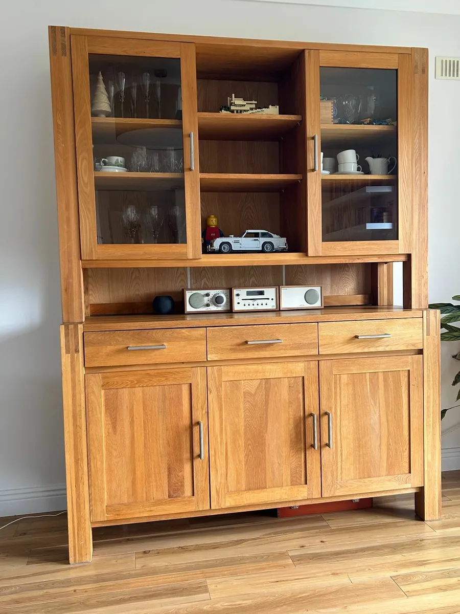 Solid Oak Cabinet for Dining/Living Rm or Kitchen - Image 1