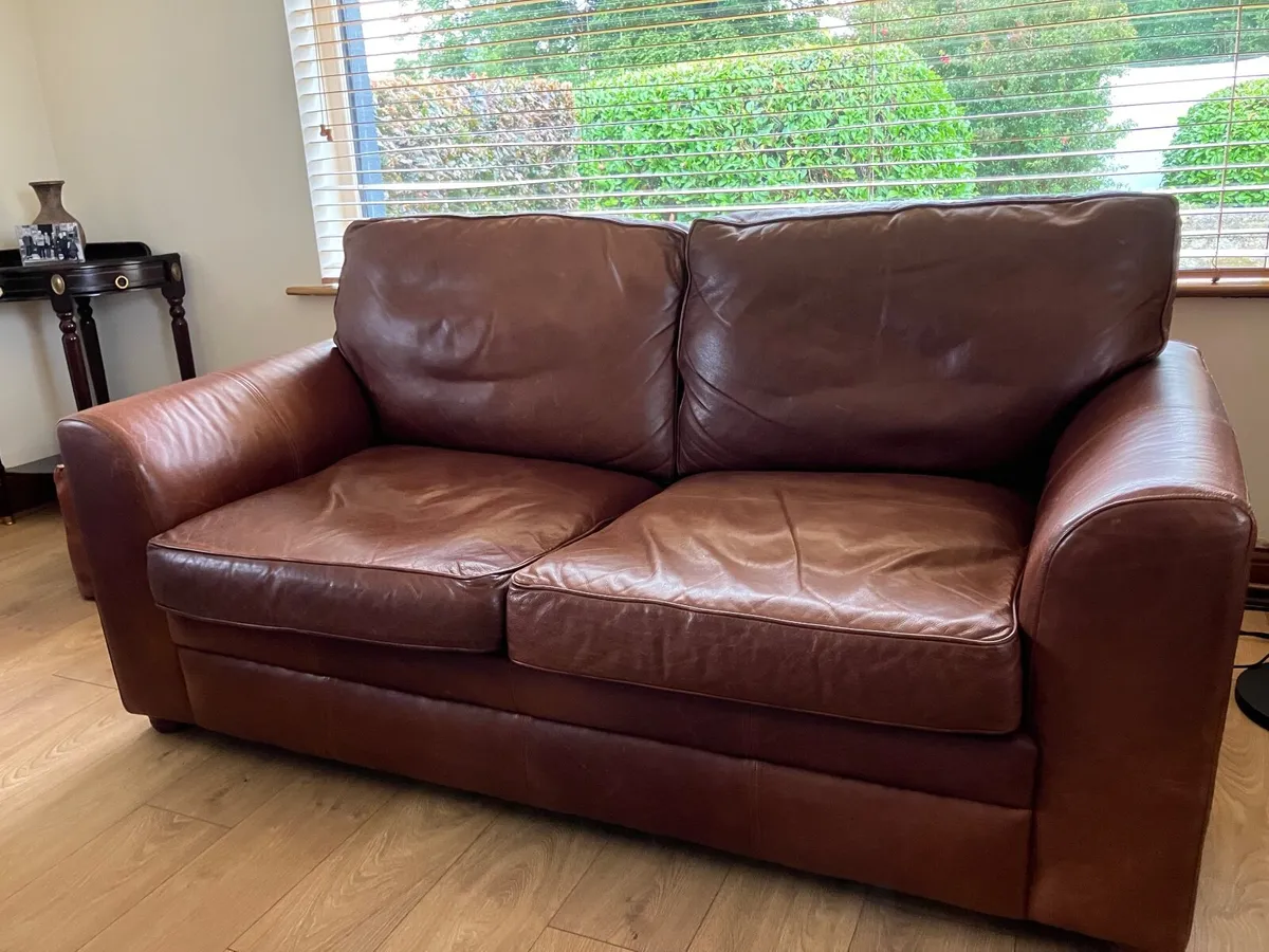 Leather sofas - Image 1