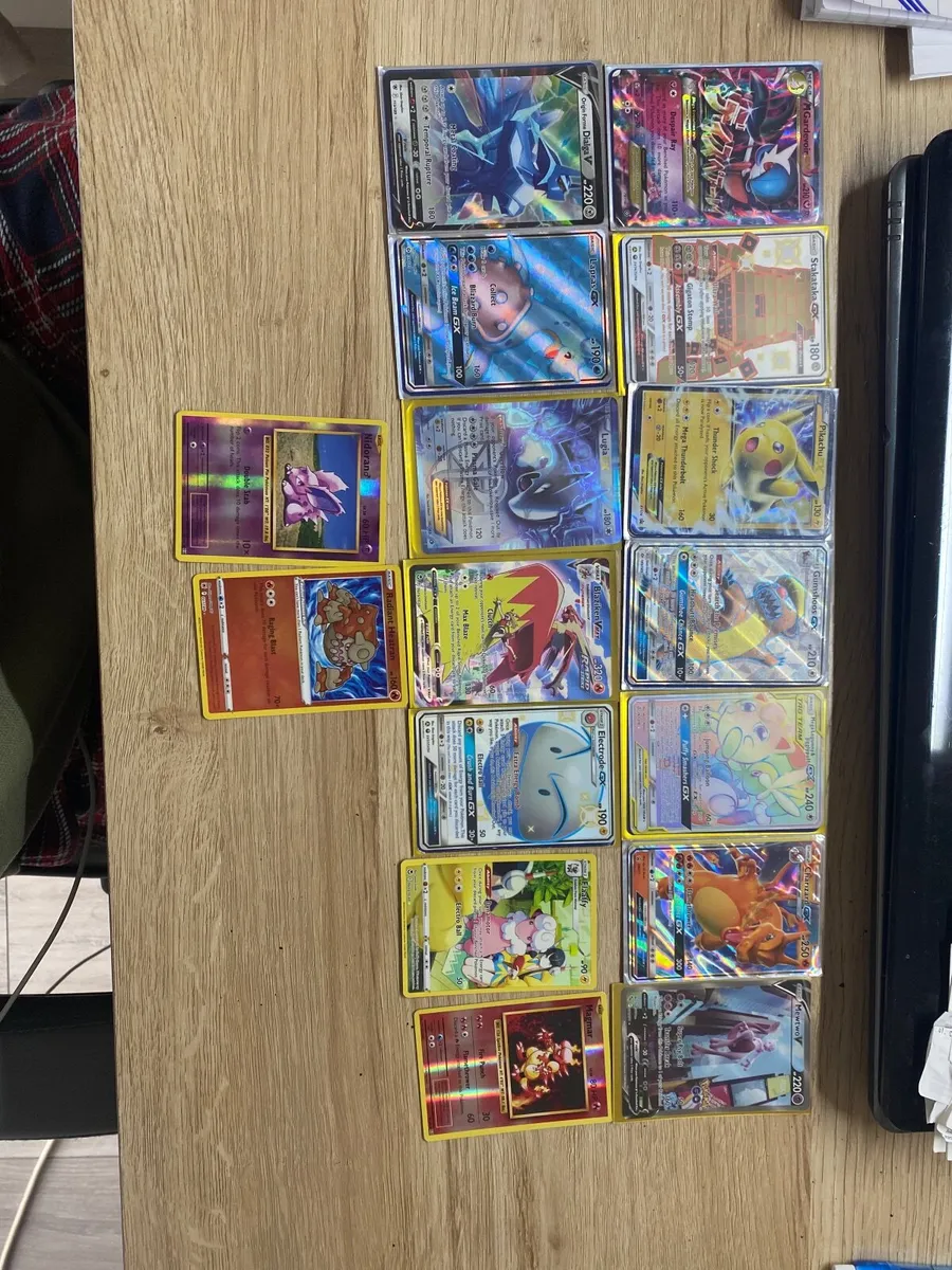 Pokemon cards for sale in sleeves, never used