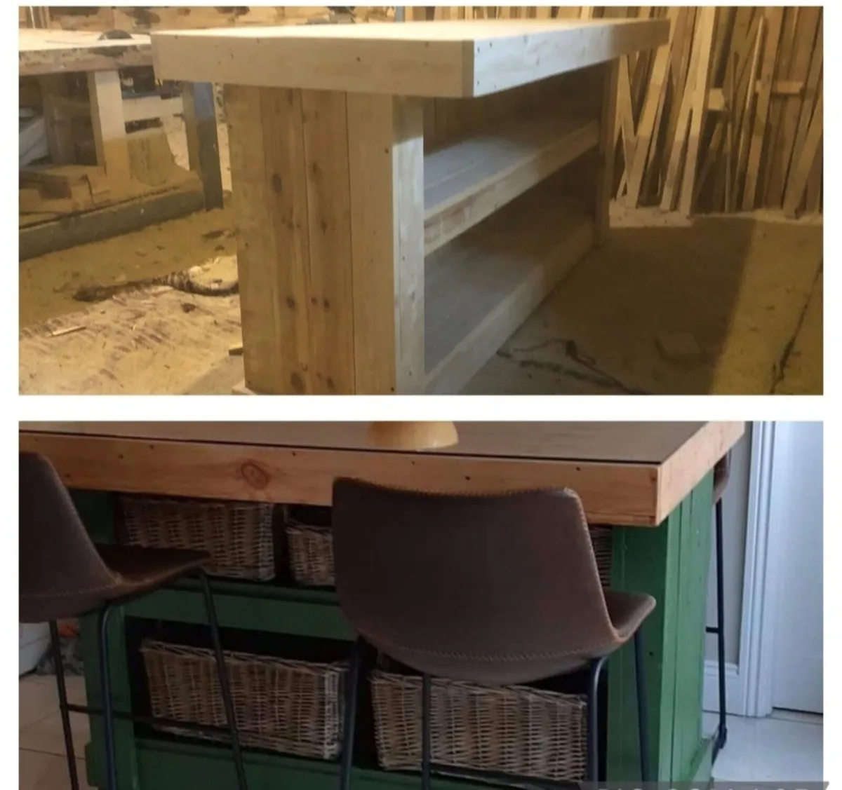 Handmade rustic kitchen islands - Image 3