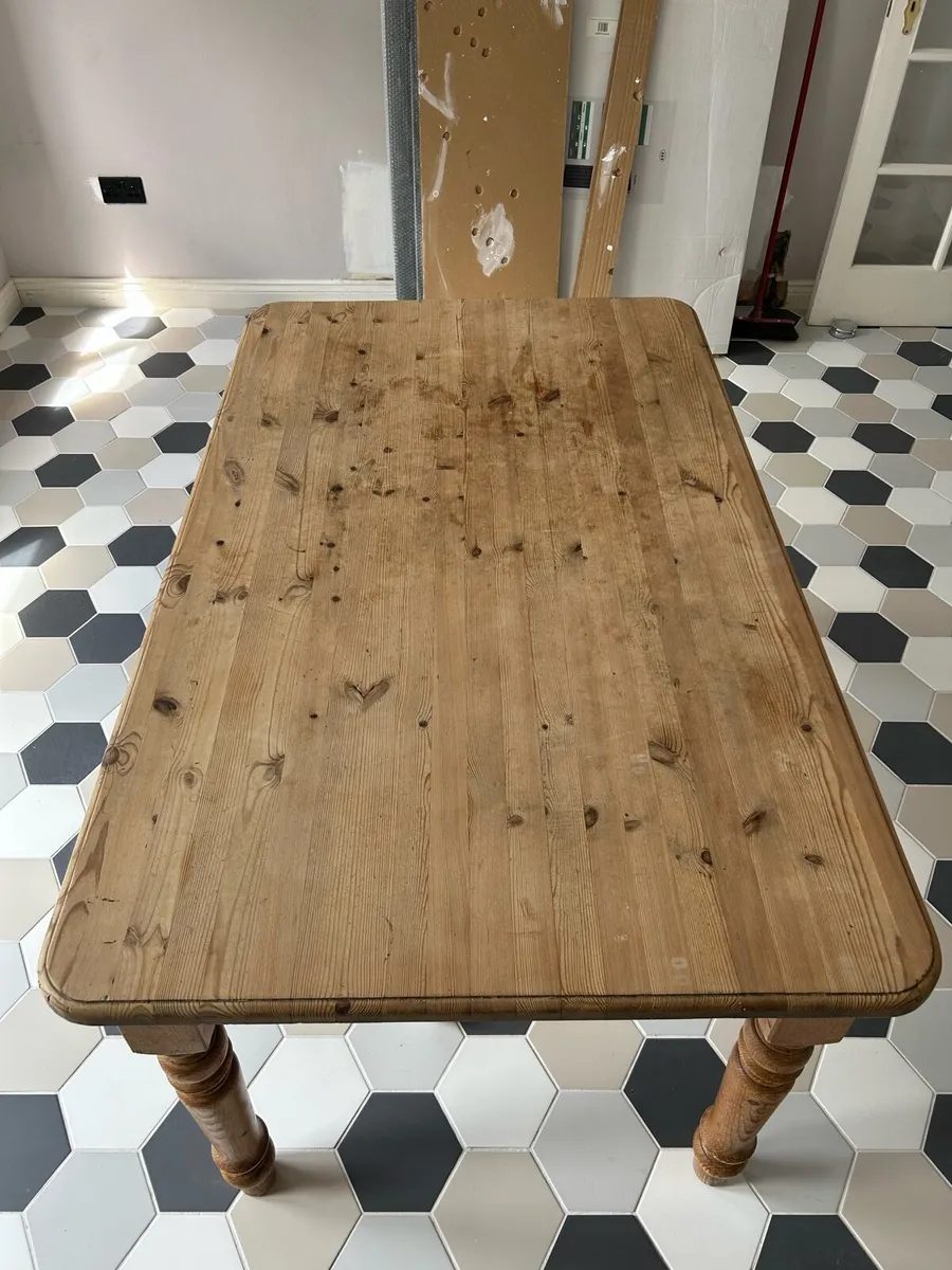 Solid Wood Kitchen Table - Image 3