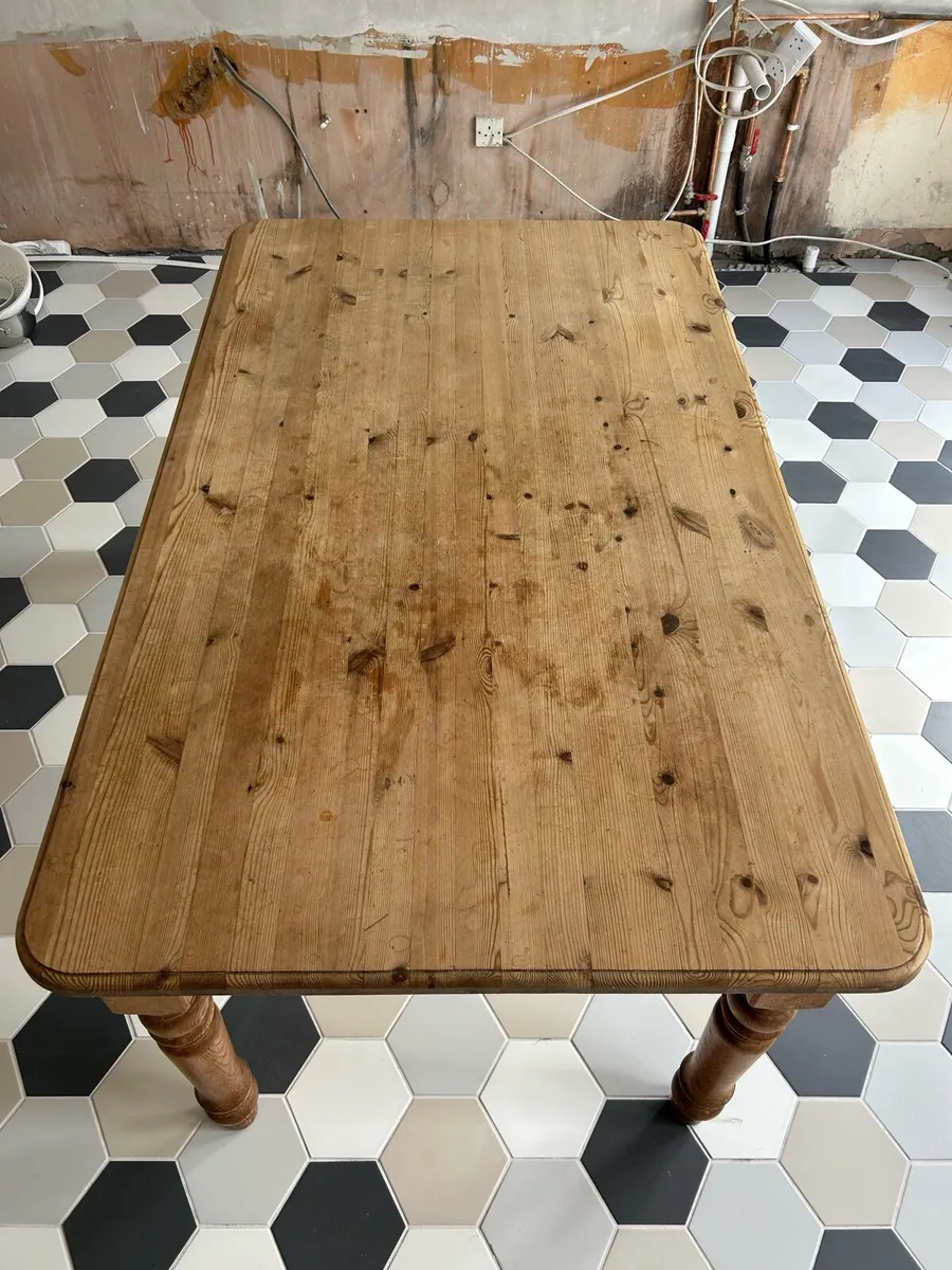 Solid Wood Kitchen Table - Image 4