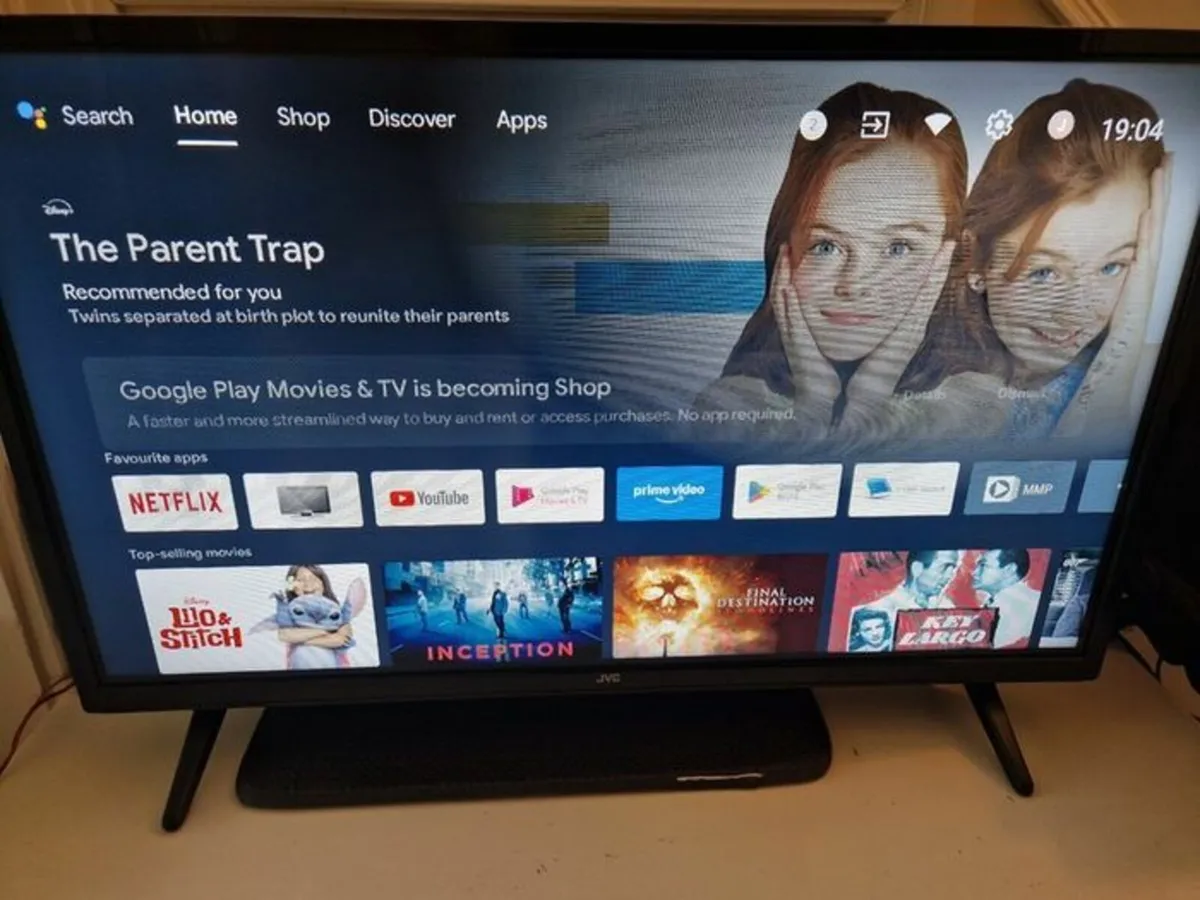 JVC 32 inch Smart TV, HD Android TV, LT-32CA120(A) - Image 1