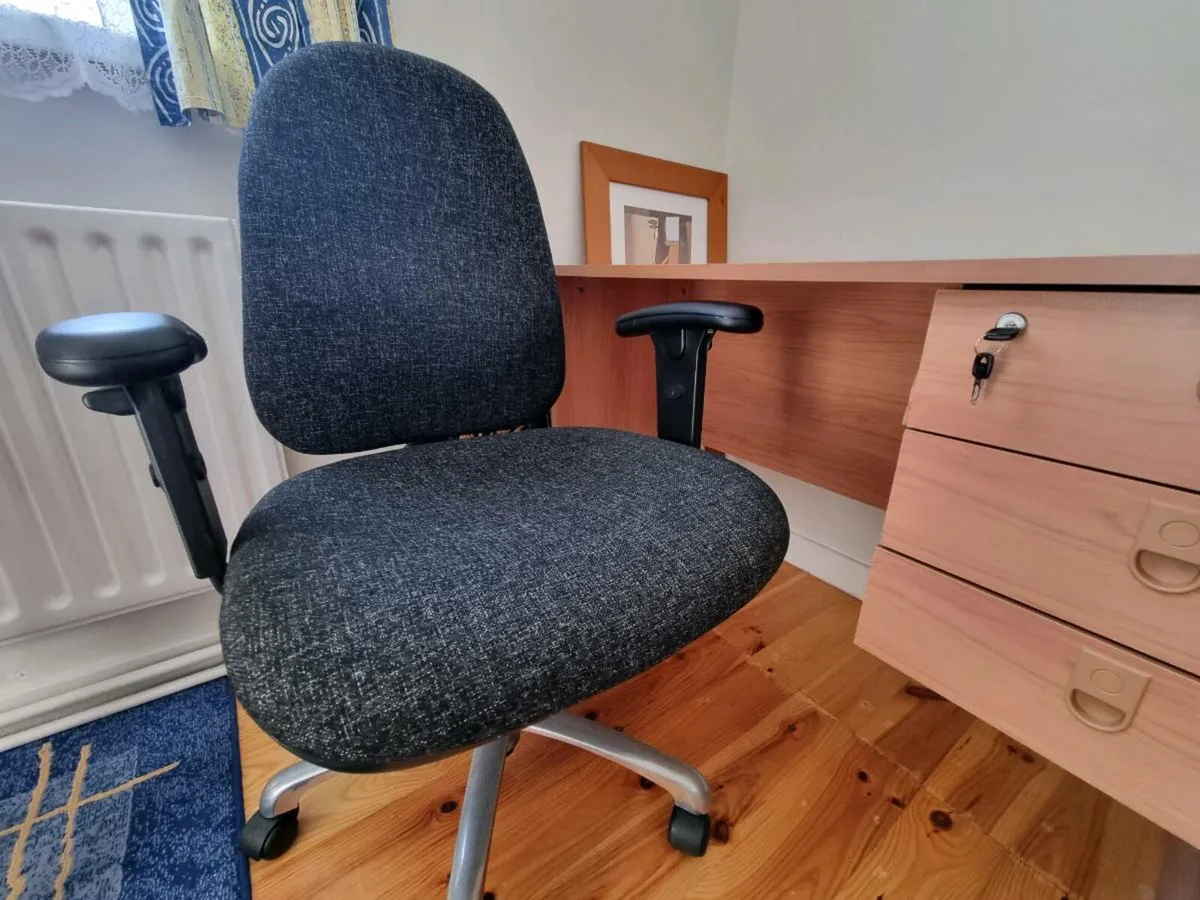 Desk & Office Chair - Image 1
