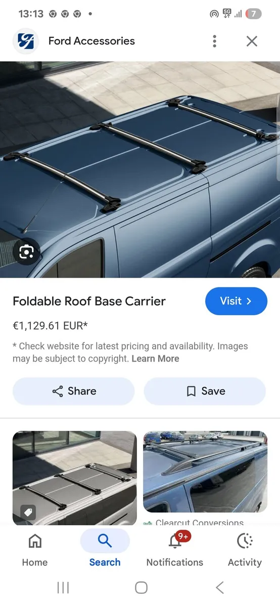 Ford transit roof racks