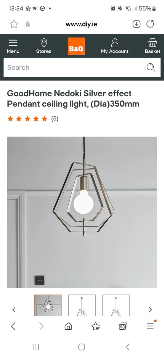 2 X Pendant Lights  (Nedoki) - Image 3
