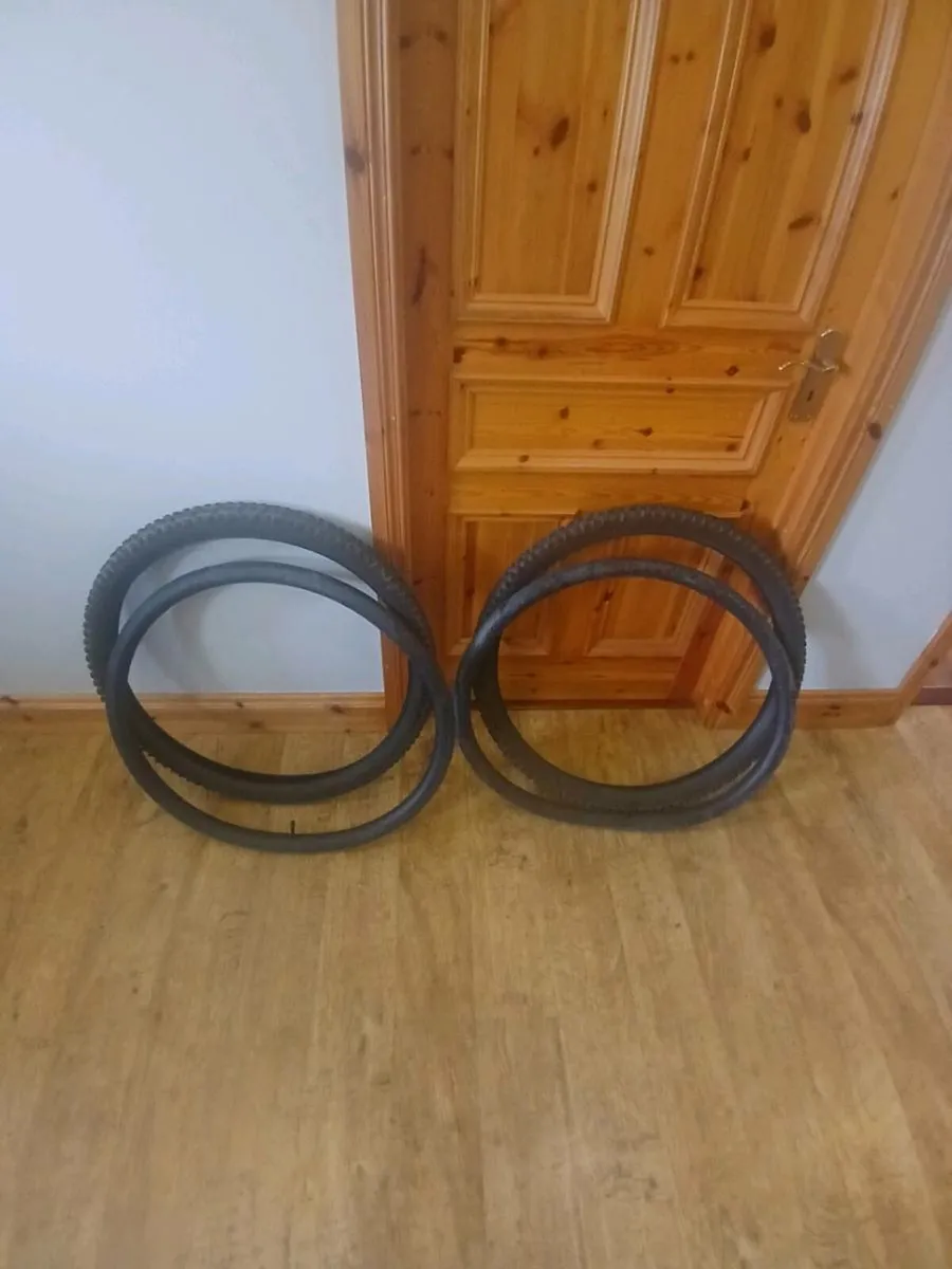 Mountain bike tyres and tubes - Image 1