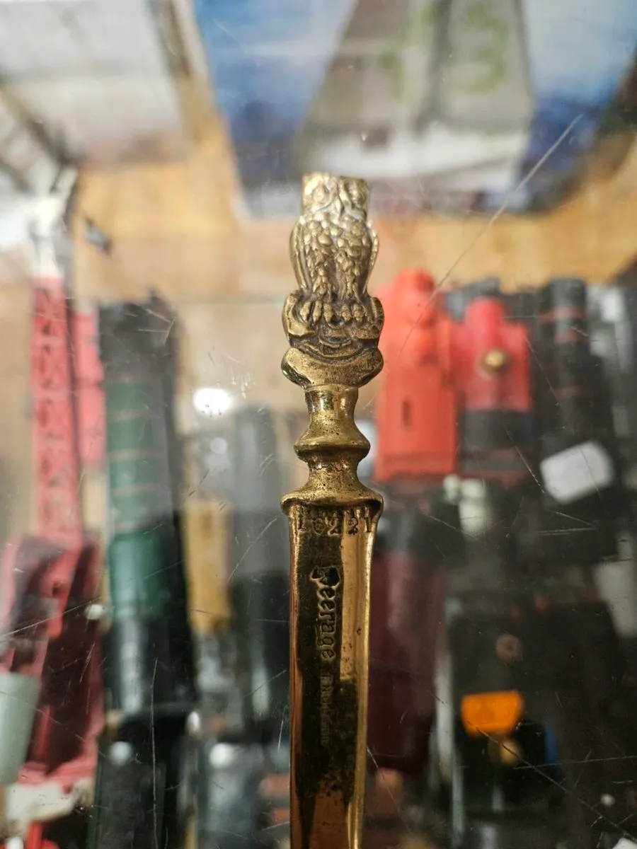 Vintage Brass Letter Opener Owl - Image 2