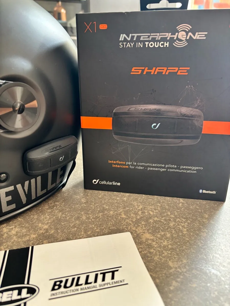 Matte Black Bell Bullit xl + Interphone Shape Coms - Image 3
