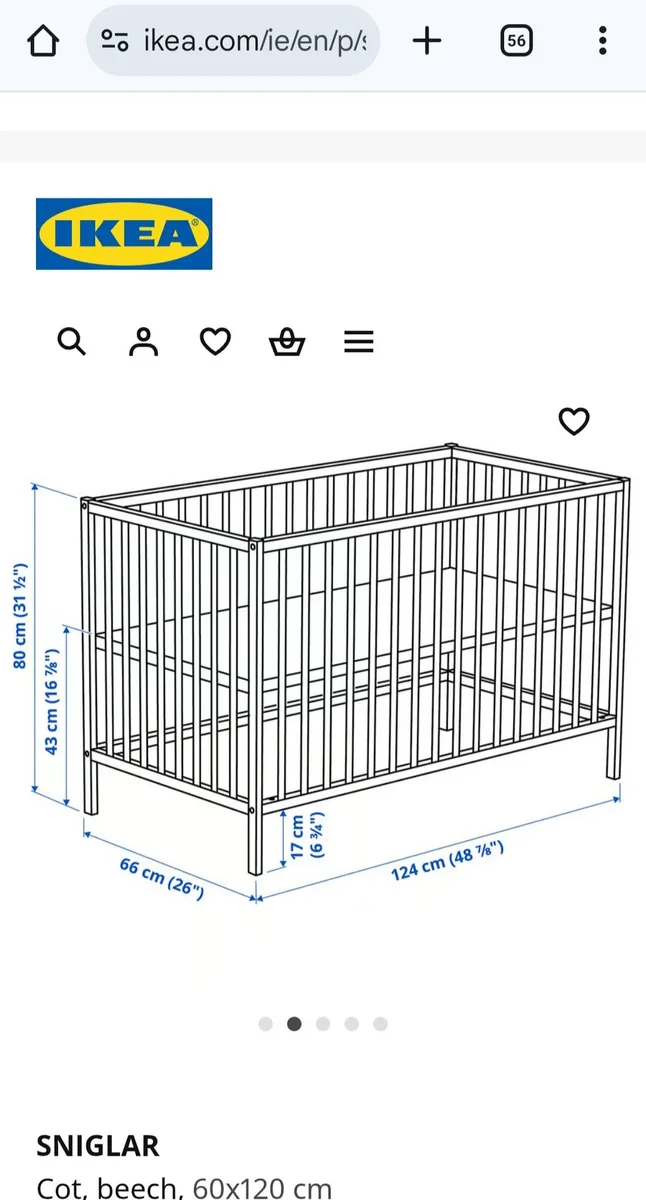Ikea cot bed - Image 4