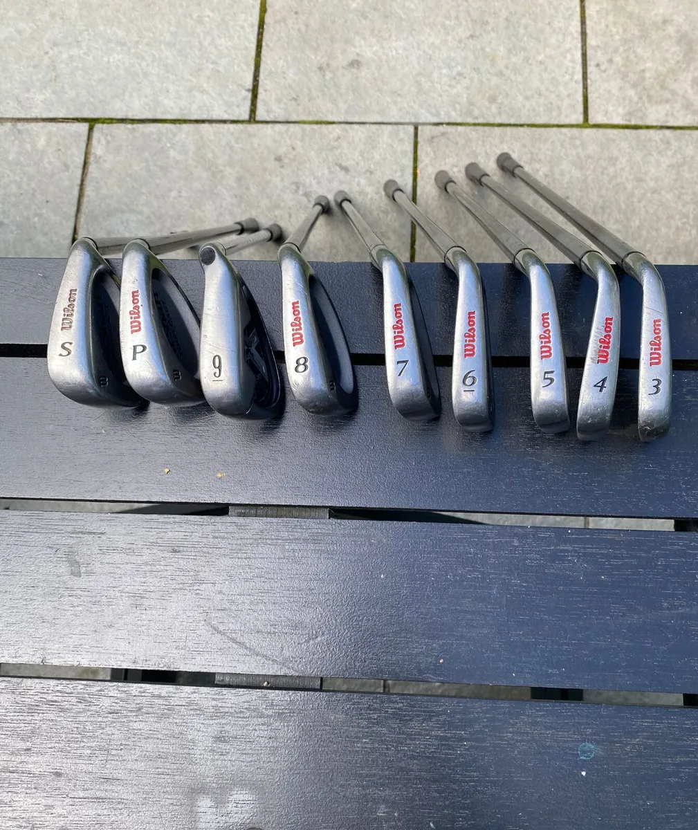 Wilson fatshaft tourcast irons 3-SW - Image 2
