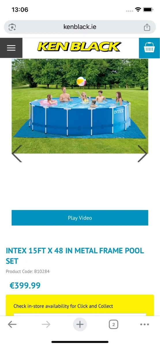 Intex 15ft x 48 Pool - Image 2