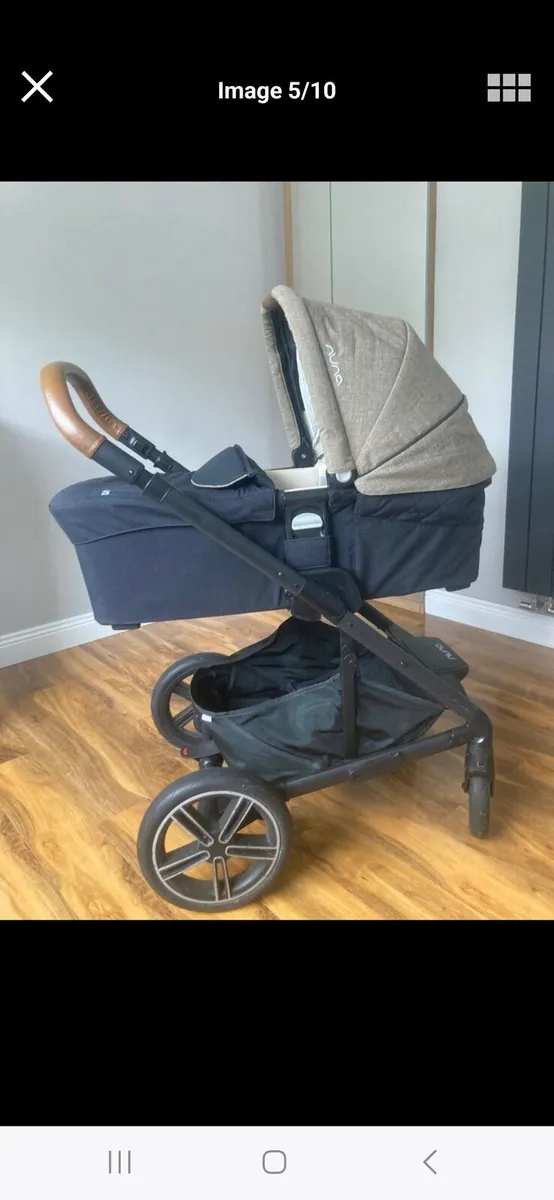 NUNA Travel system, carseat, isofix base, buggy, - Image 1