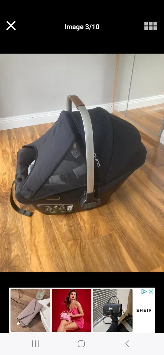 NUNA Travel system, carseat, isofix base, buggy, - Image 3