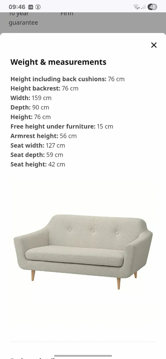 Ikea Klubbfors Sofa great condition - Image 4
