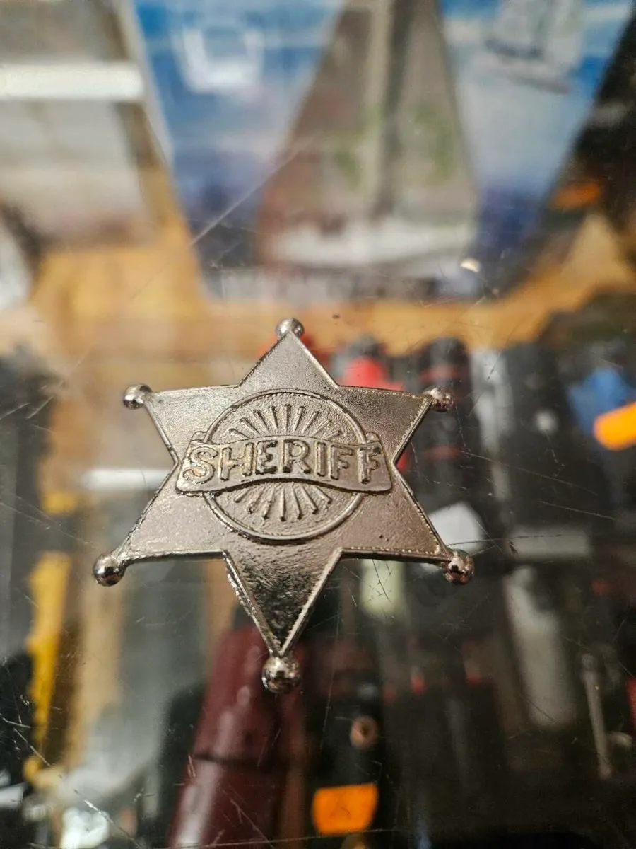 Vintage Sheriff Badge Made in England - Image 1