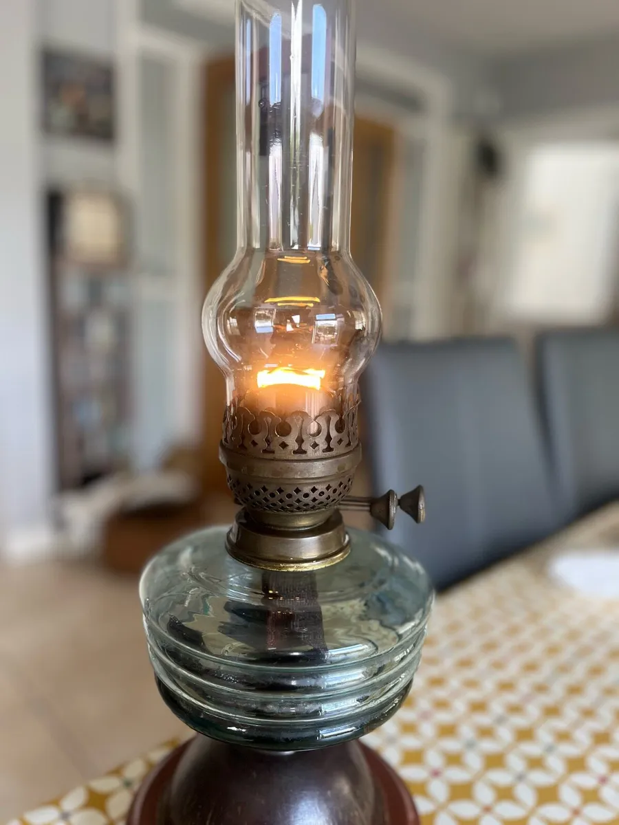 Vintage Oil Lamp - Image 1