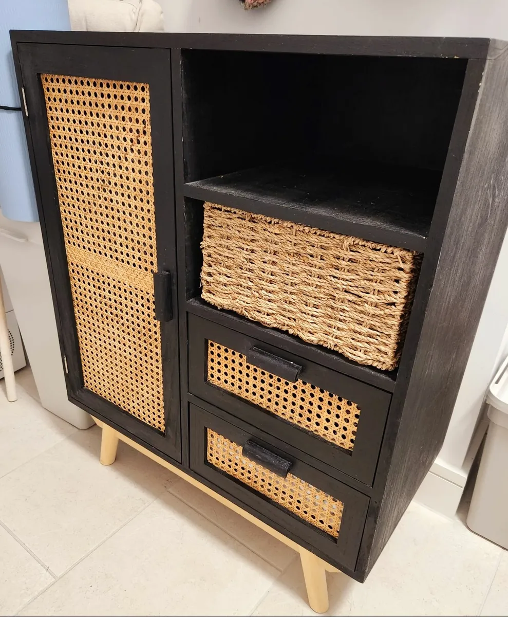 Rattan Boho Sideboard - Image 1
