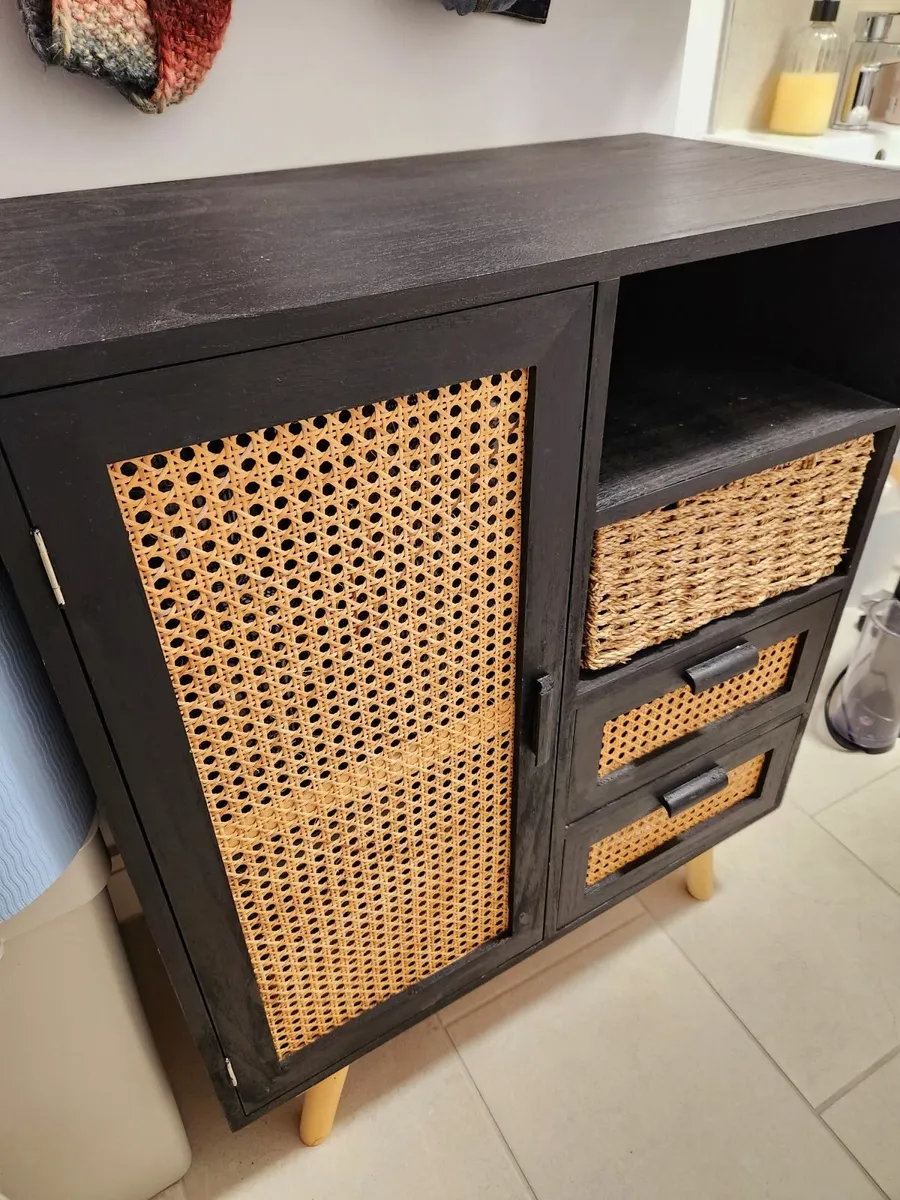 Rattan Boho Sideboard - Image 2