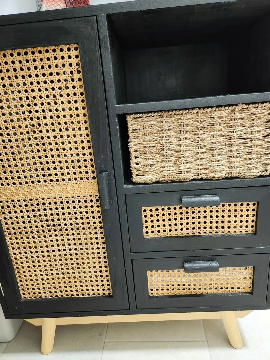 Rattan Boho Sideboard - Image 3