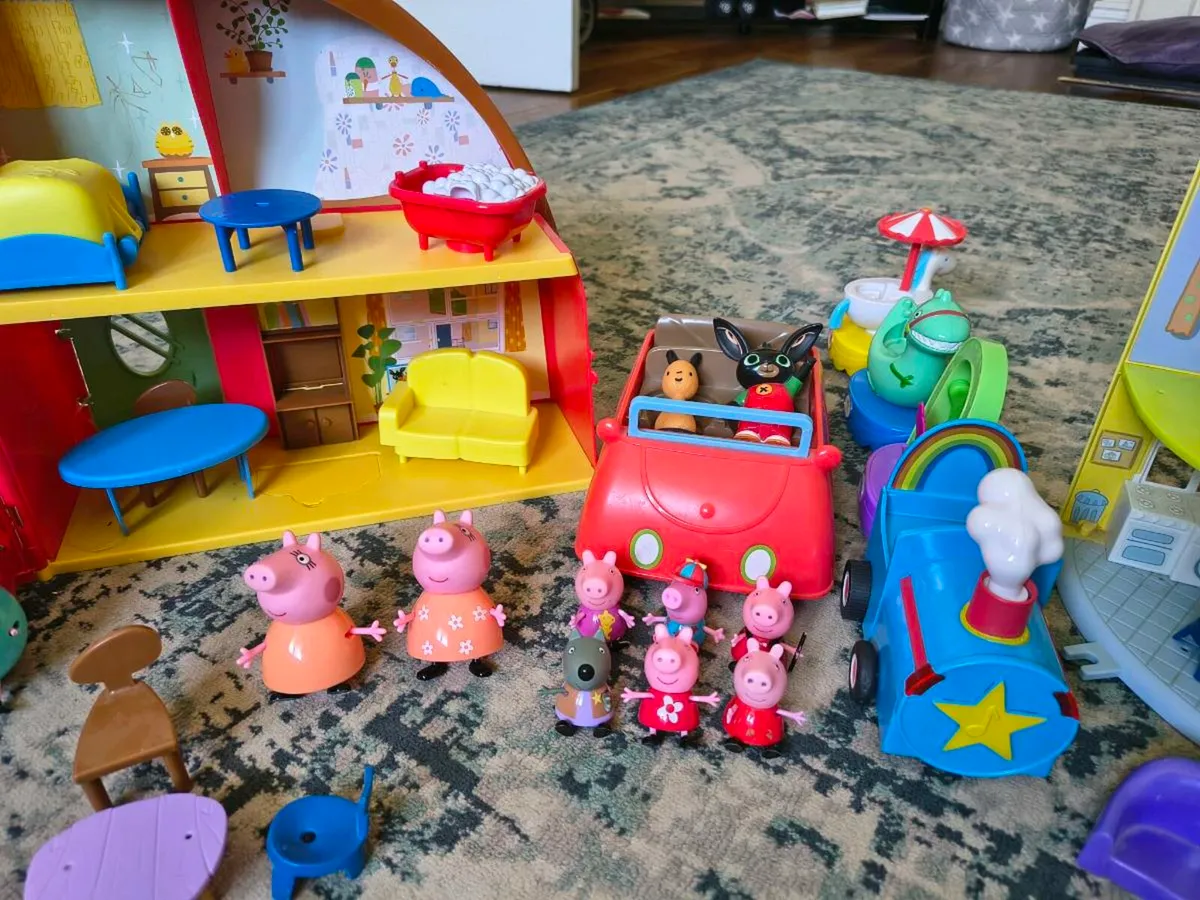 Pepa pig and Bing toy bundle - Image 3