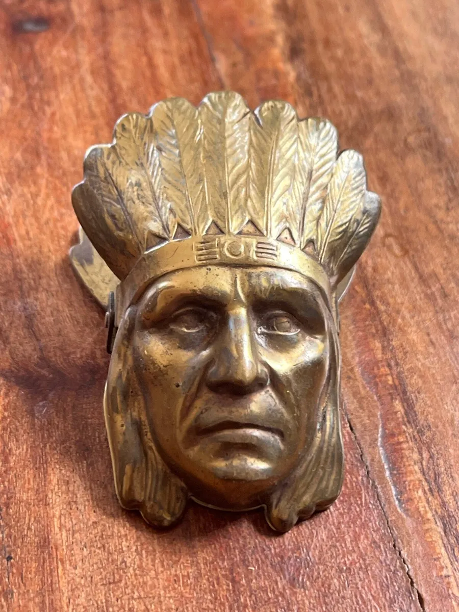 Native American Chief Head Paper Clip - Image 1