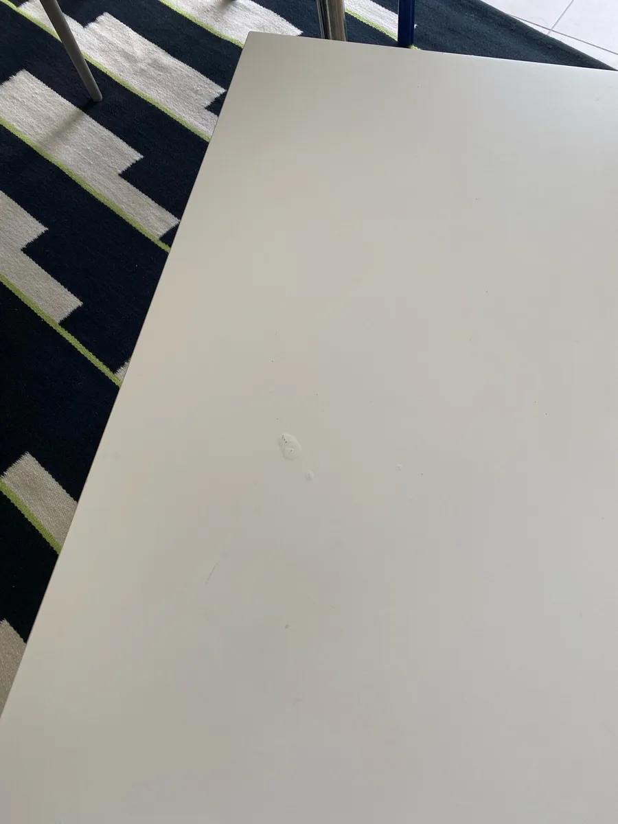 Dining benches, pair, both white - Image 4