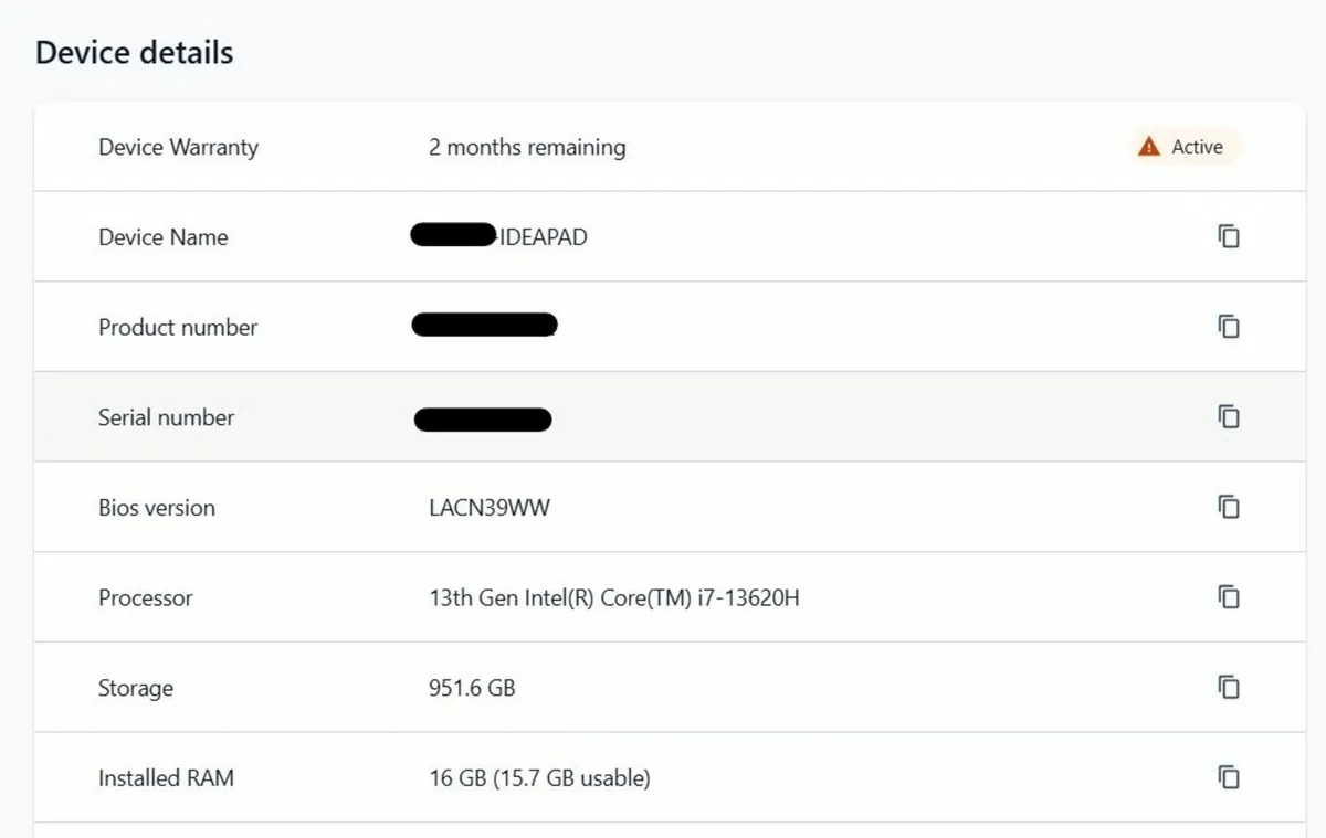 Lenovo Laptop – i7, 16GB RAM, 1TB SSD - LIKE NEW! - Image 4