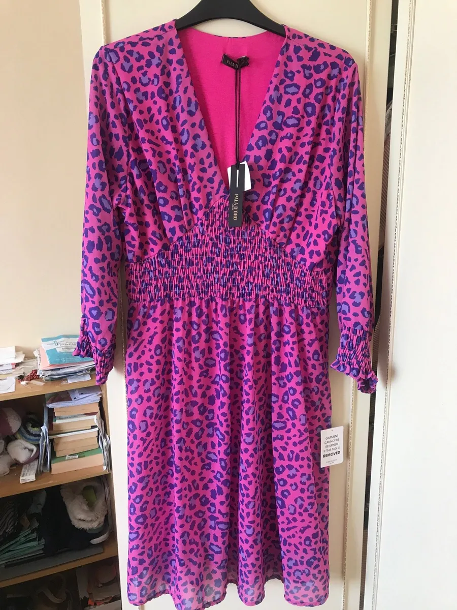 New Pink & Purple Pala’Doro Dress.Size 12 .€20 - Image 1