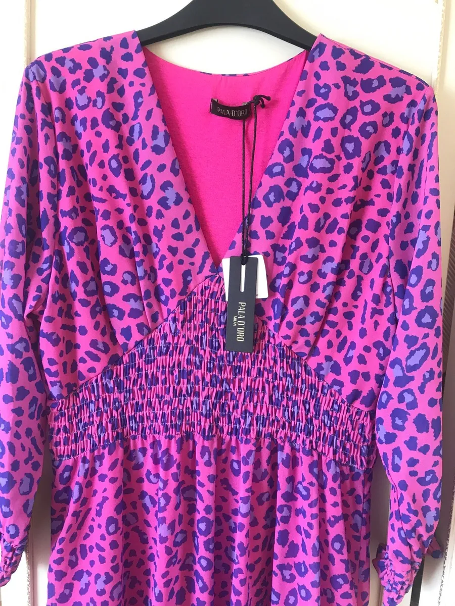 New Pink & Purple Pala’Doro Dress.Size 12 .€20 - Image 4