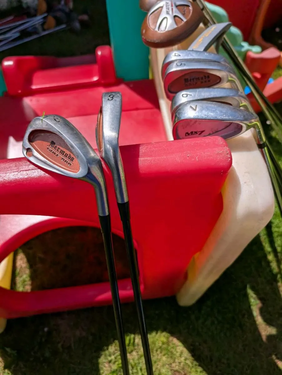 Set of adult Golf clubs set & putter - Image 4