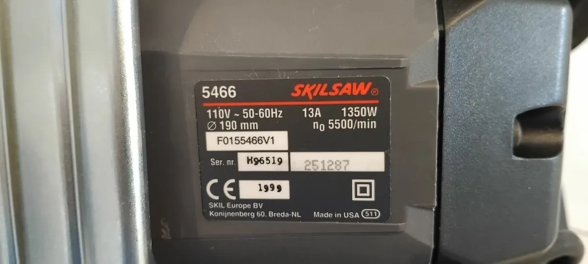 Skilsaw Classic 190mm Circular saw 110v - Image 4