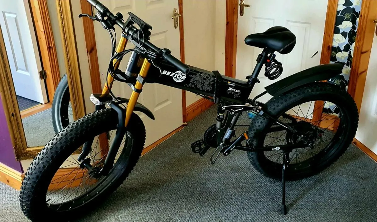 Bezior X Plus Electric Mountain Folding Bike - Image 1