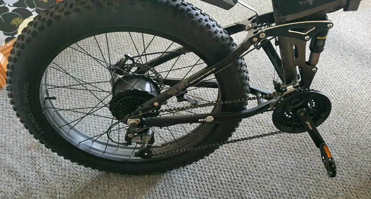 Bezior X Plus Electric Mountain Folding Bike - Image 3