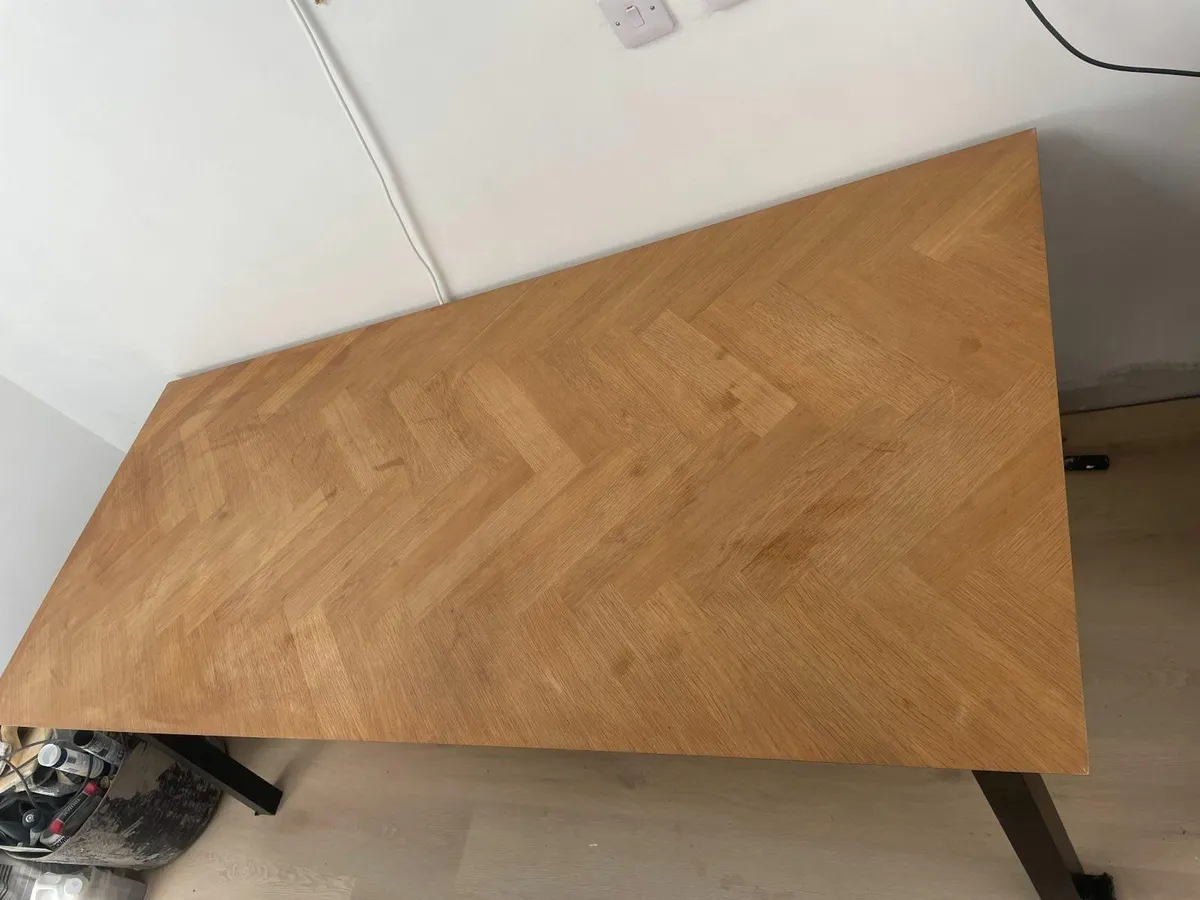 Table 7 feet long  x 3 feet wide - Image 3
