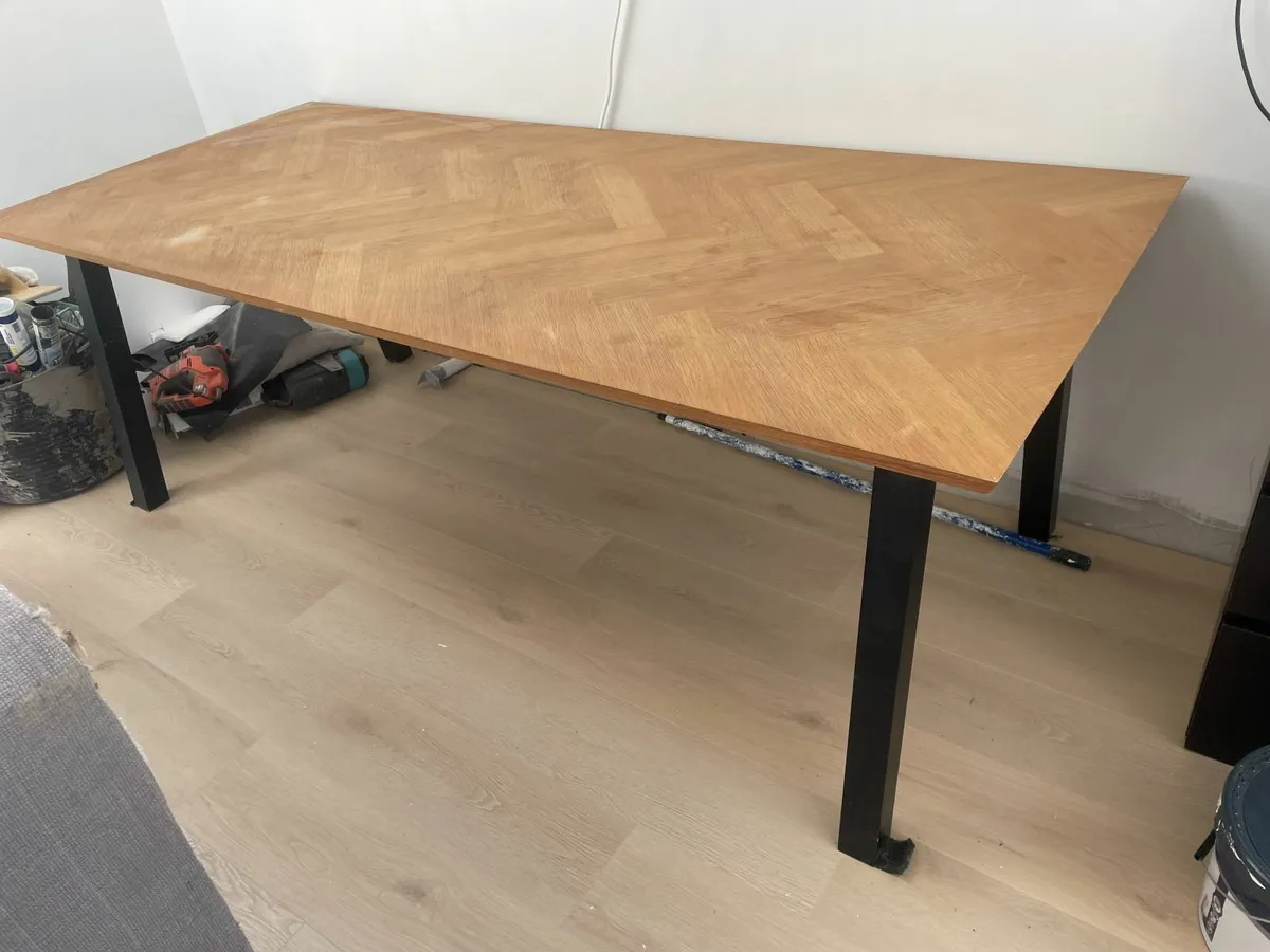 Table 7 feet long  x 3 feet wide - Image 1