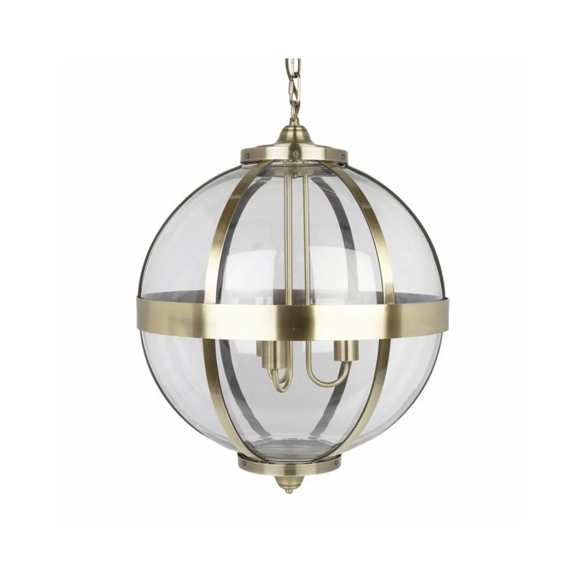 Laura Ashley Brass Sphere Light - Image 1