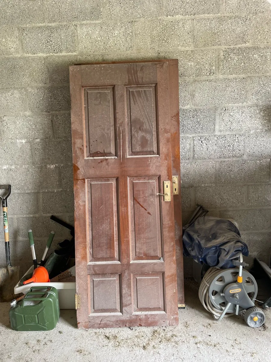 Solid teak internal doors - Image 1