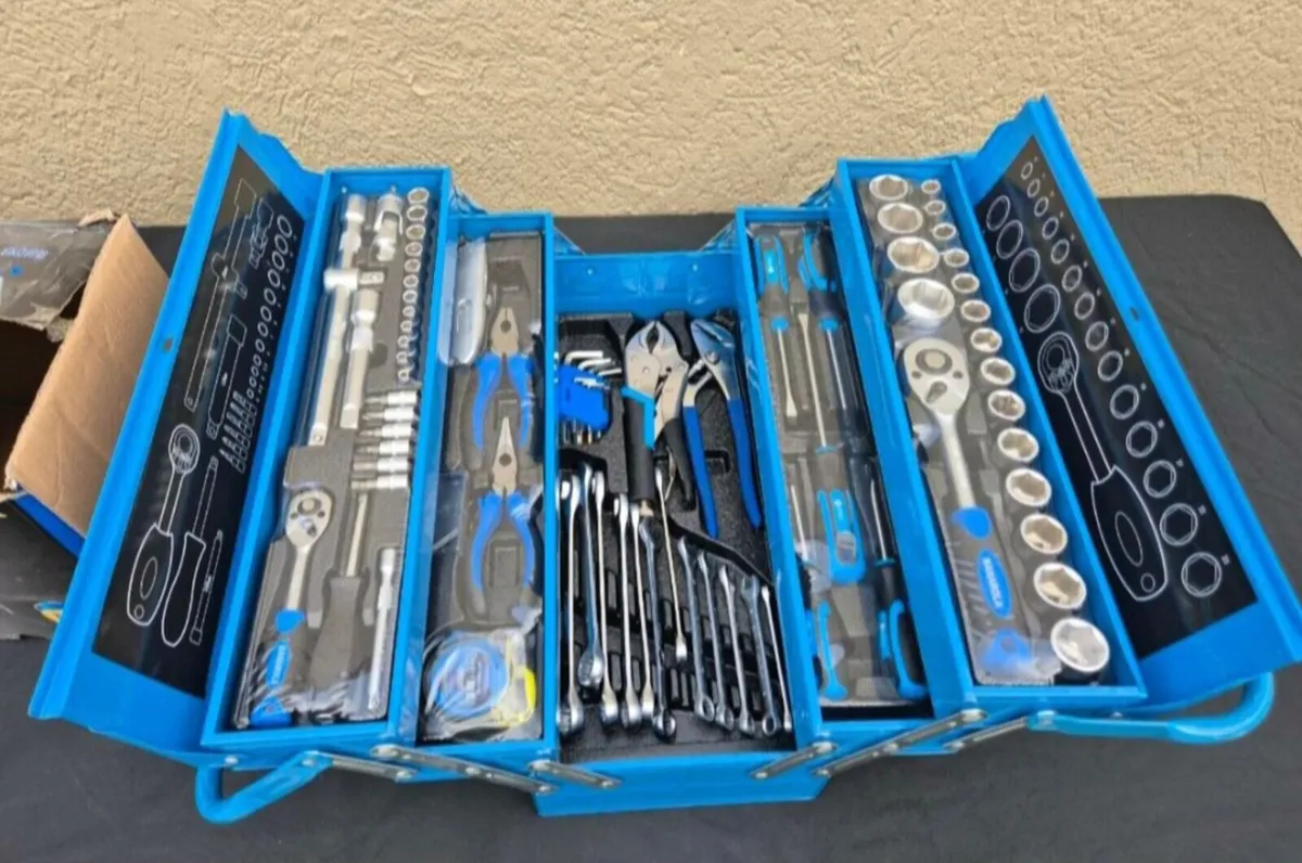 New 85PC Cantilever Tool Metal Box With Tools - Image 3