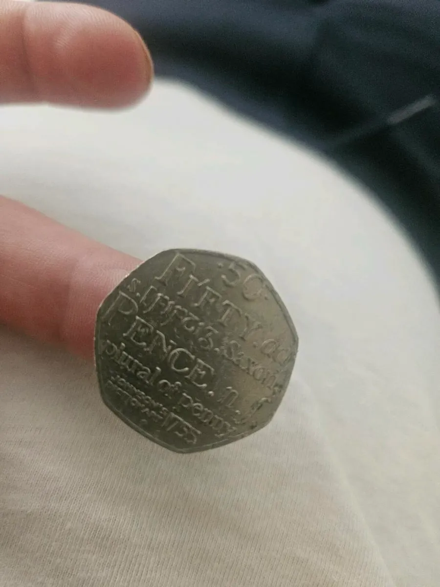 Rare 50p coin - Image 2