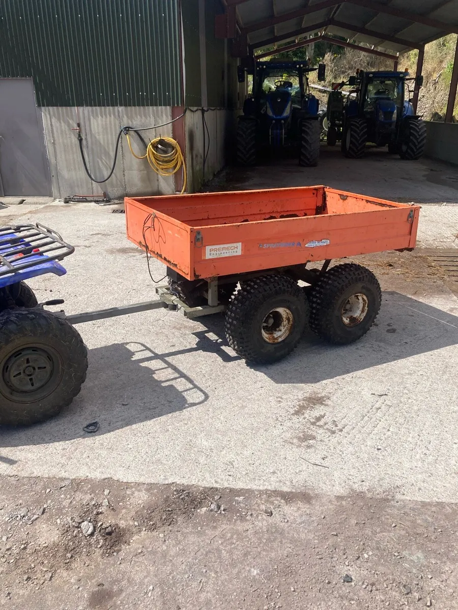 Quad tipping trailer - Image 1