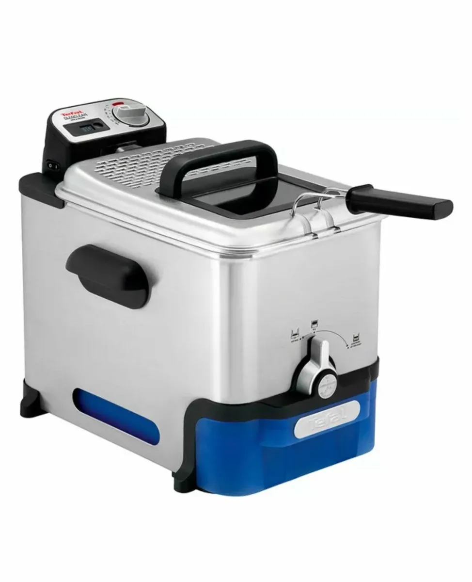 TEFAL - Oleoclean Pro Deep Fryer - Stainless Steel - Image 1