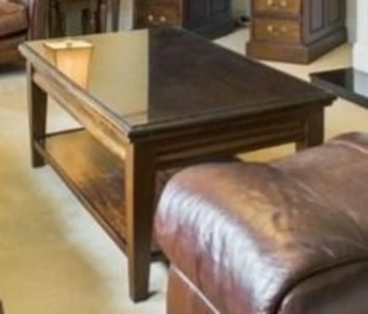 Solid Mahogany James Coffee Table - Image 1