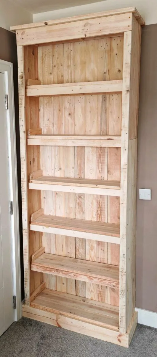 Handmade rustic bookcase - Image 3