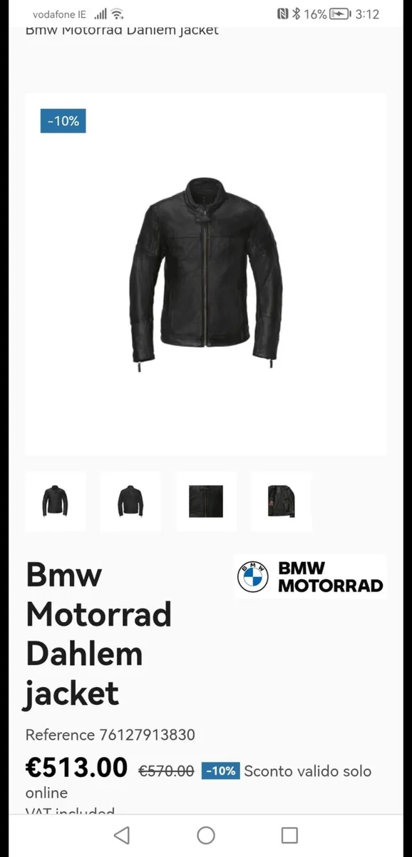 BMW Danhelm motorcycle jacket - Image 1