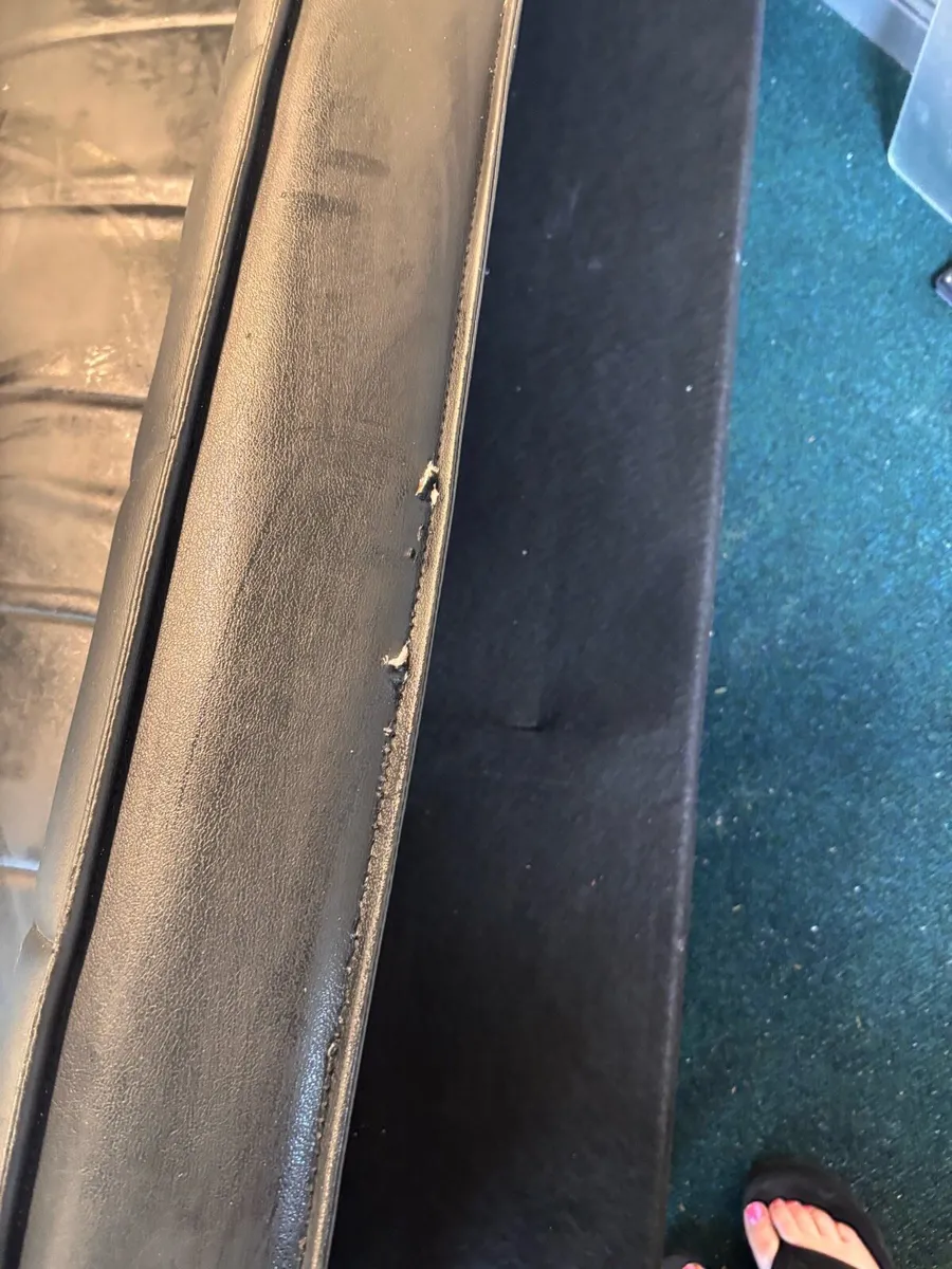 Vegan Leather Sofa Bed - Image 3